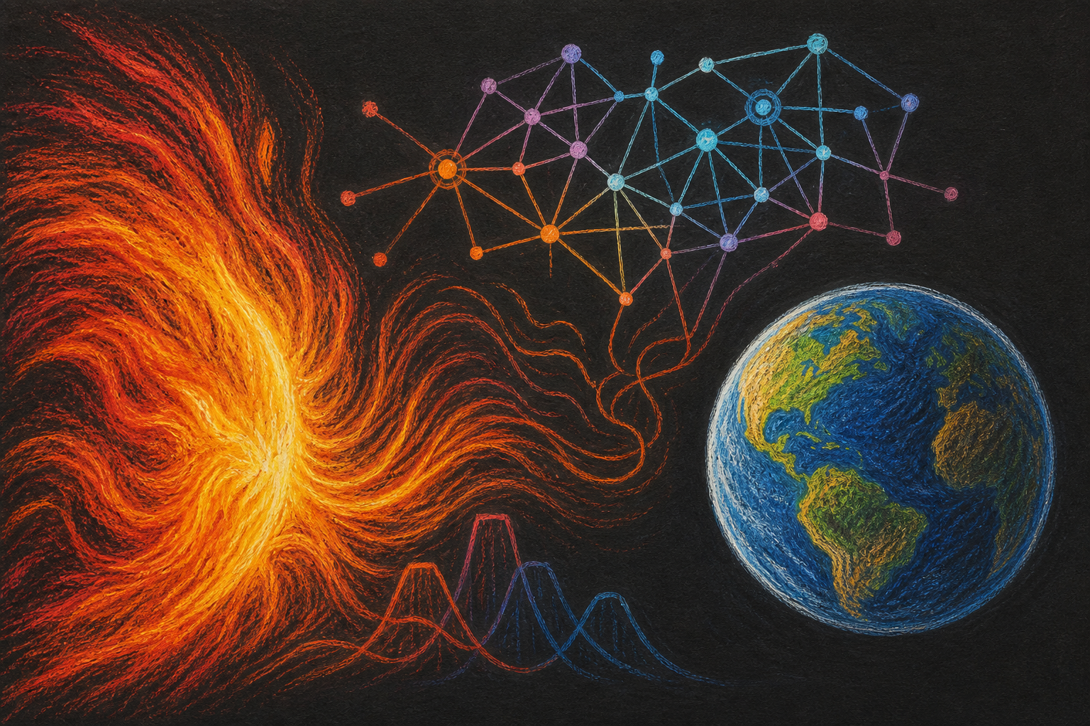 Illustration for Machine Learning Models for Terrestrial Space Weather Forecasting